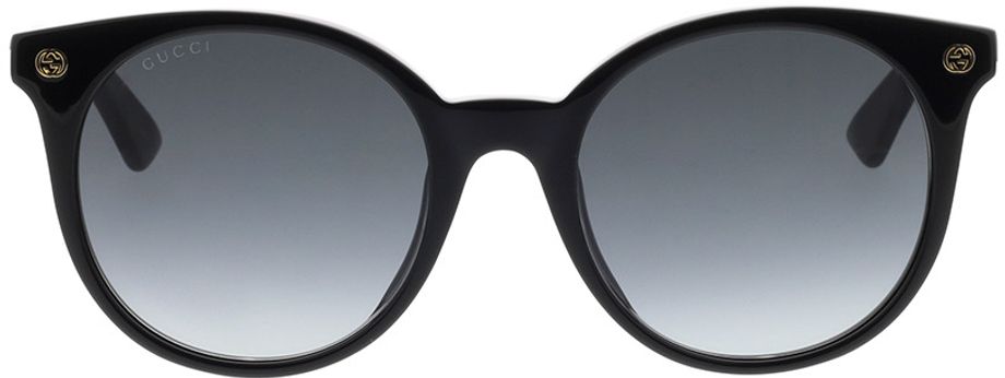 Picture of glasses model Gucci GG0091S-001 52-20 in angle 0
