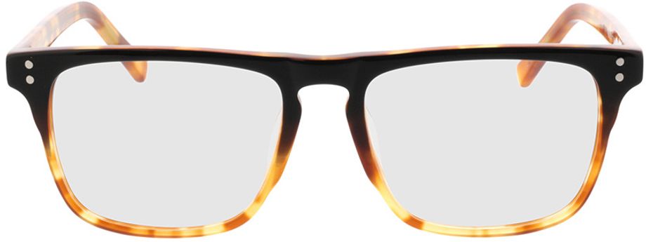 Picture of glasses model Lavis Zwart/havana in angle 0