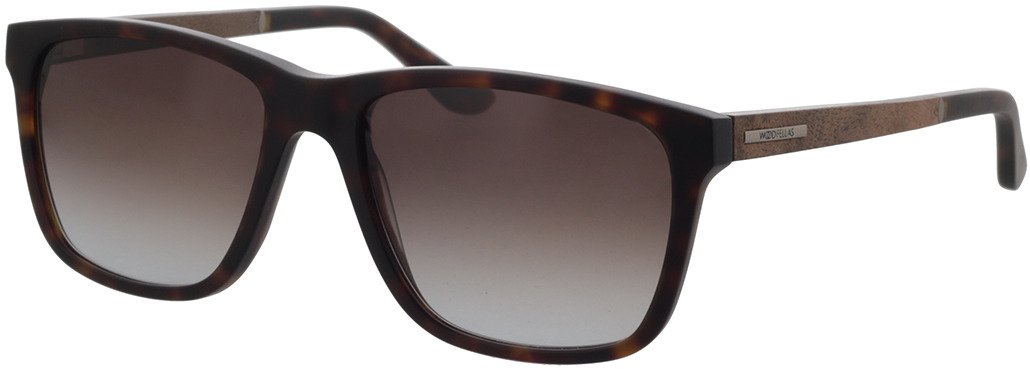 Picture of glasses model Wood Fellas Sunglasses Focus curled/havana 56-18