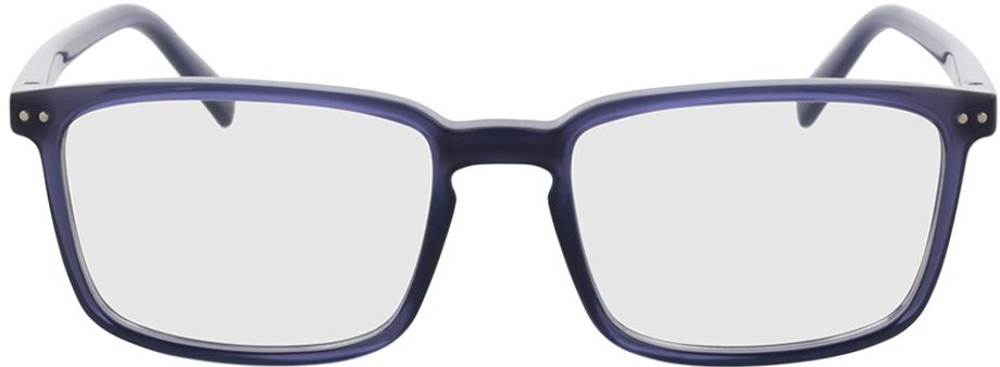Picture of glasses model Salix - blau-transparent in angle 0
