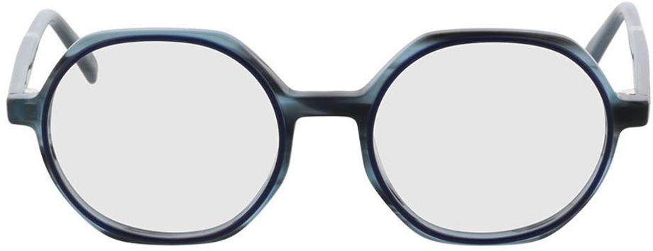 Picture of glasses model Toledo - blue in angle 0