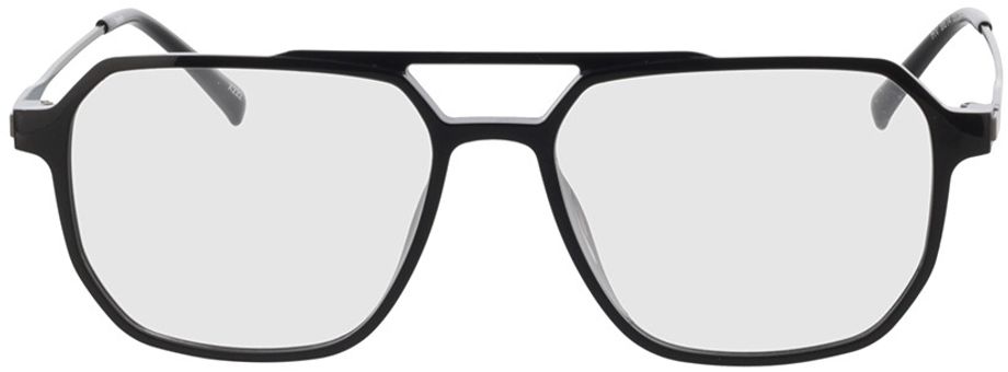 Picture of glasses model Brady-noir/argenté mat in angle 0