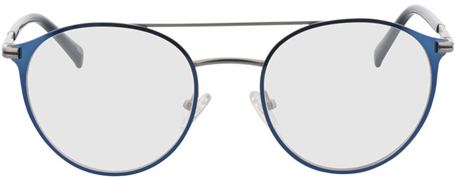 Picture of glasses model Tyler mat zilver/blauw in angle 0
