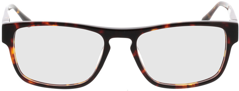 Picture of glasses model Franklin bruin-gevlekt in angle 0