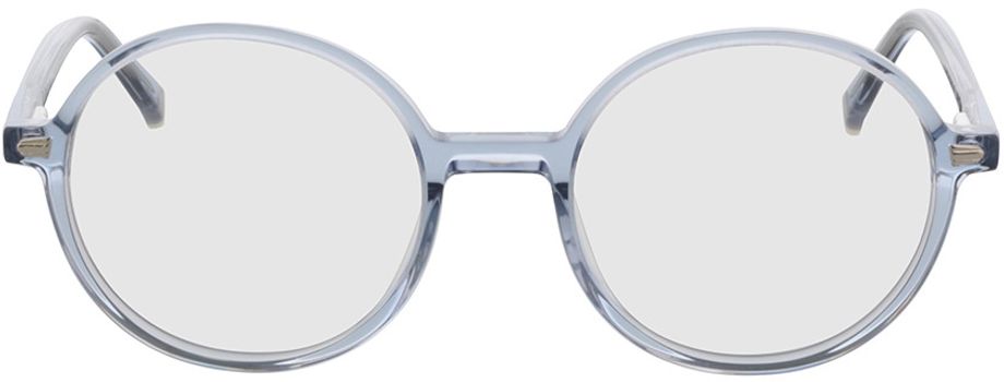 Picture of glasses model Oregon - blau-transparent in angle 0