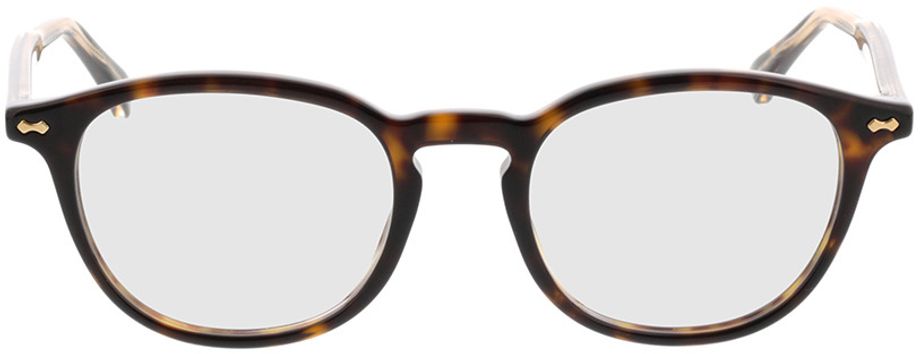 Picture of glasses model Gucci GG0187O-006 49-20 in angle 0