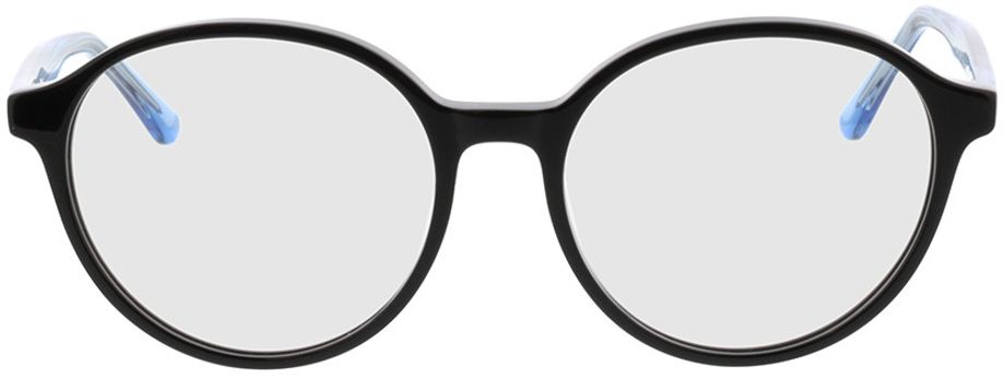 Picture of glasses model Cali - schwarz/blau-transparent in angle 0