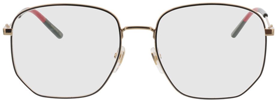 Picture of glasses model Gucci GG0396O-001 56-18 in angle 0