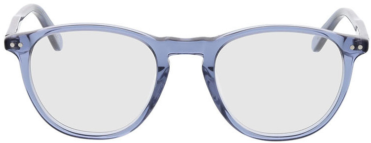 Picture of glasses model Alvin blauw in angle 0