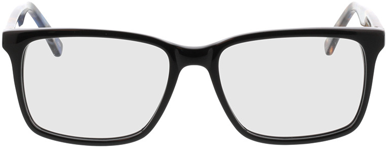 Picture of glasses model Balera Zwart/blauw-gevlekt in angle 0