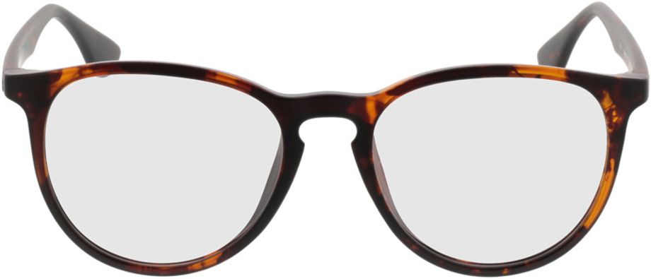 Picture of glasses model San Francisco-brunmarbré in angle 0