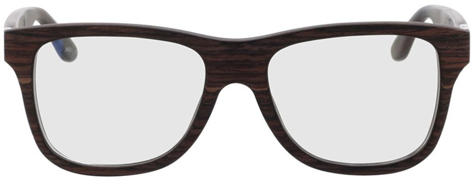 Picture of glasses model Wood Fellas Optical Prinzregenten ebony wood 51-17 in angle 0
