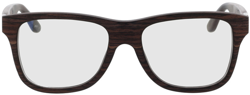 Picture of glasses model Wood Fellas Optical Prinzregenten ebony wood 51-17 in angle 0