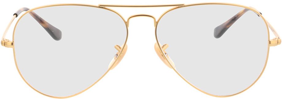 Picture of glasses model Ray-Ban Aviator RX6489 3033 58-14 in angle 0