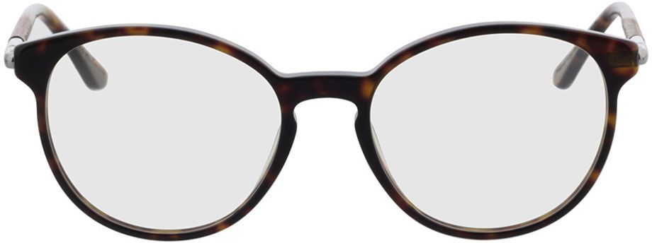 Picture of glasses model Wood Fellas Optical Halo walnut/havana 52-18 in angle 0