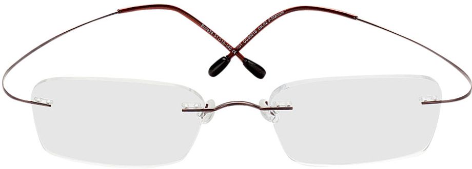 Picture of glasses model Mackay brown in angle 0
