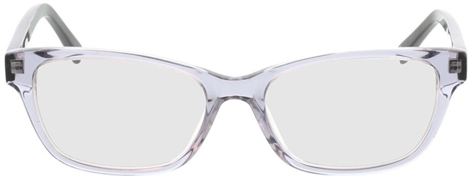 Picture of glasses model Aurie - grau transparent/schwarz in angle 0