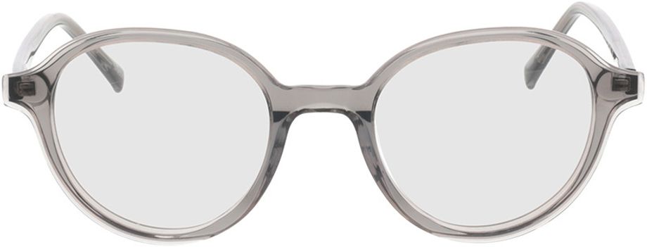 Picture of glasses model Vasio - grau-transparent in angle 0