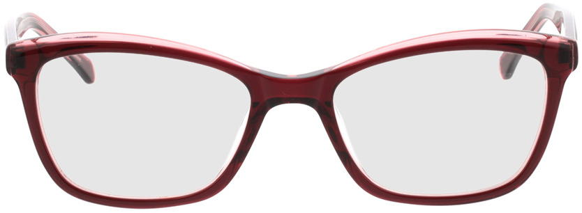 Picture of glasses model Roberta donkerrood roos in angle 0