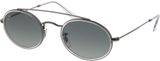 Picture of glasses model Ray-Ban Oval Double Bridge RB3847N 004/71 52-23