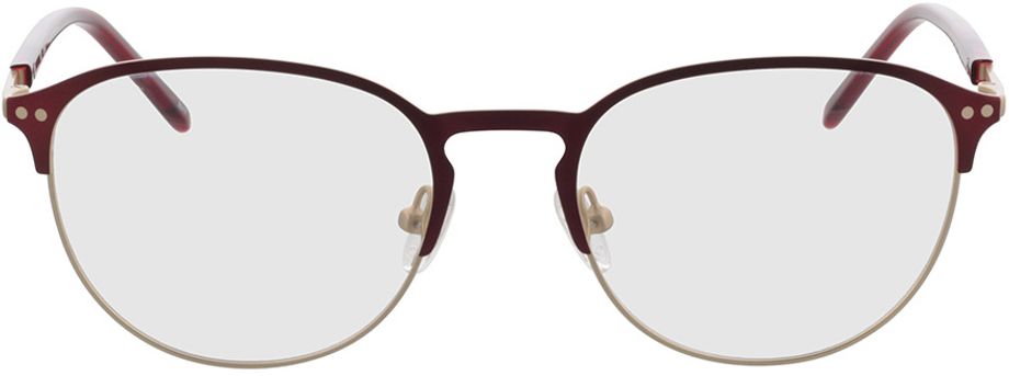Picture of glasses model Jamie - gold/rot in angle 0