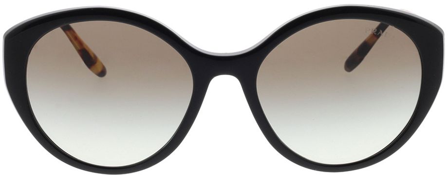 Picture of glasses model Prada PR 18XS 1AB0A7 55-19 in angle 0