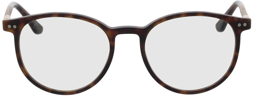 Picture of glasses model Wood Fellas Optical Point walnut/havana 50-18 in angle 0