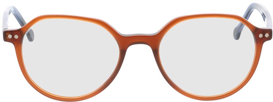 Picture of glasses model Sorrento bruin/blauw in angle 0