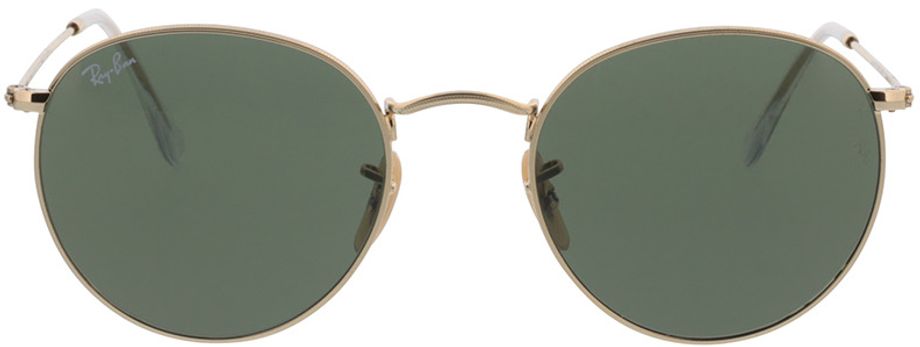 Picture of glasses model Ray-Ban Round Metal RB3447 001 53-21 in angle 0