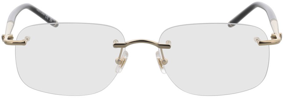 Picture of glasses model Montblanc MB0071O-003 58-17 in angle 0