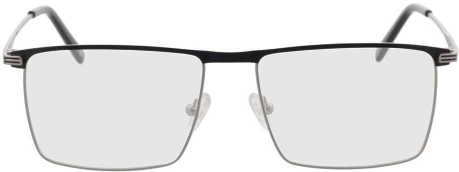 Picture of glasses model Peto - silber/schwarz in angle 0
