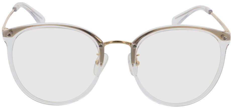 Picture of glasses model Charlotte transparent/gold in angle 0