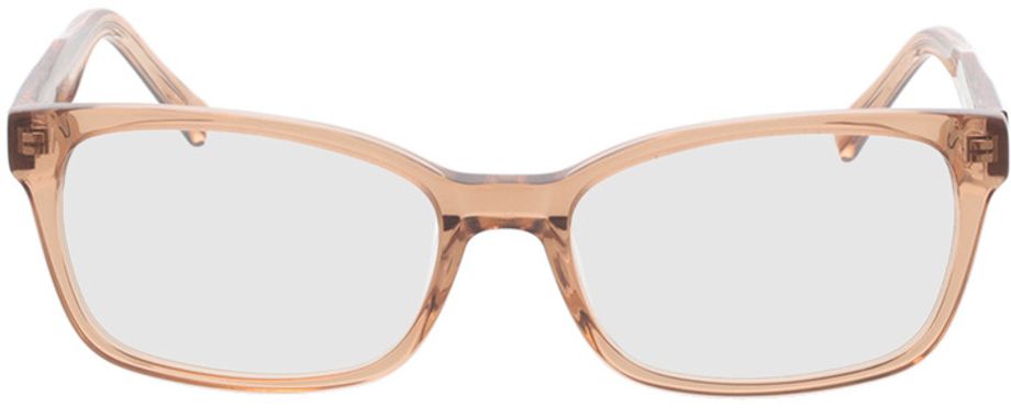 Picture of glasses model Gustelle-apricot transparent in angle 0