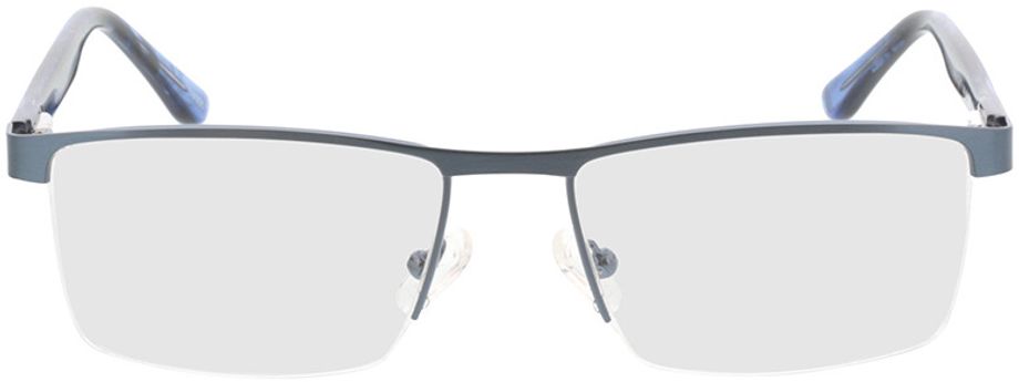 Picture of glasses model Daxton-matt blau/blau-meliert in angle 0