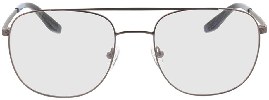 Picture of glasses model Atlas antraciet/blauw-horn in angle 0