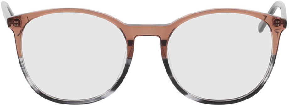 Picture of glasses model Montrose bruin/grijs-gevlekt in angle 0