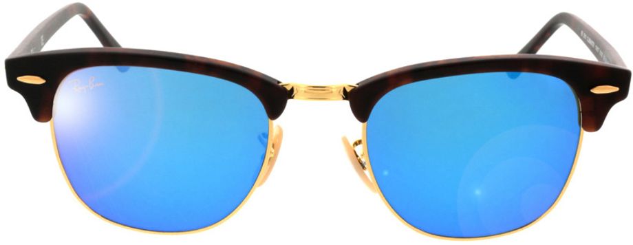 Picture of glasses model Ray-Ban Clubmaster RB3016 114517 51 21 in angle 0