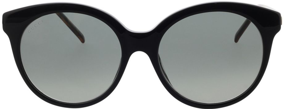 Picture of glasses model Gucci GG0653S-001 55-18 in angle 0