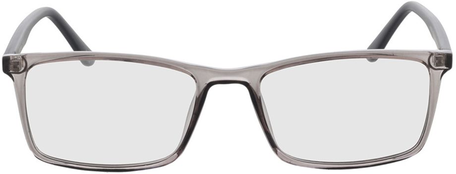 Picture of glasses model Leon - grau/dunkelgrau in angle 0