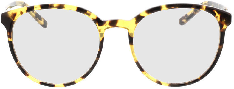 Picture of glasses model New York geel/bruin/gevlekt in angle 0