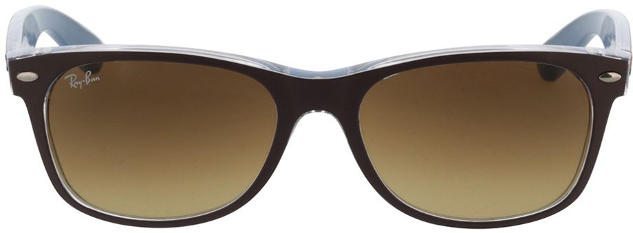 Picture of glasses model Ray-Ban New Wayfarer RB2132 618985 55-18 in angle 0