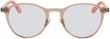 Product with lens tinting