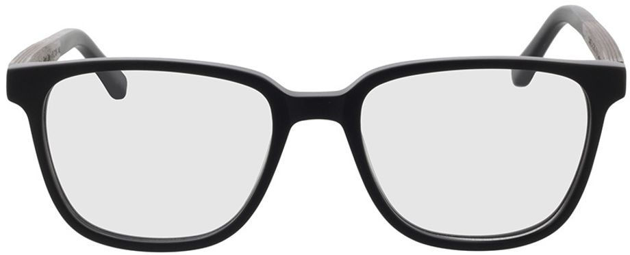 Picture of glasses model TAKE A SHOT Faro Midnight Black RX: Schwarzes Eichenholz 50-19 in angle 0