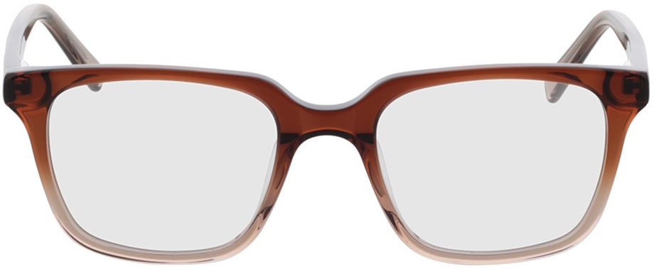 Picture of glasses model Riga-brown-gradient in angle 0