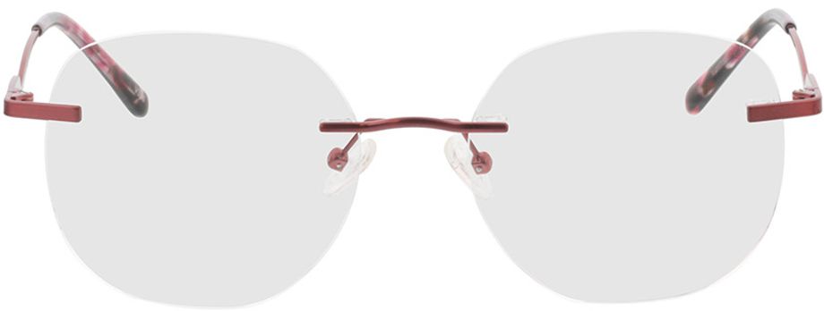 Picture of glasses model Gardena-vermelho in angle 0