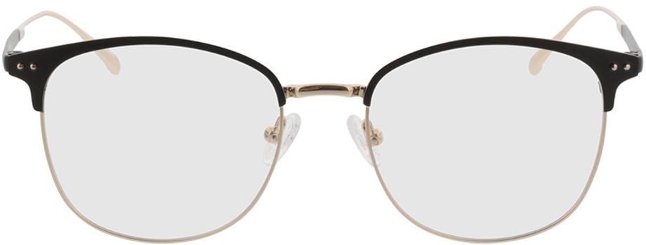 Picture of glasses model Hampton black/gold in angle 0