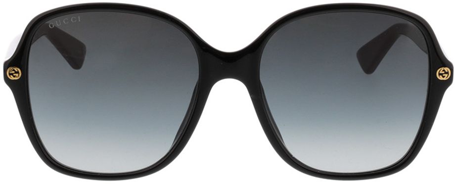 Picture of glasses model Gucci GG0092S-001 55-18 in angle 0