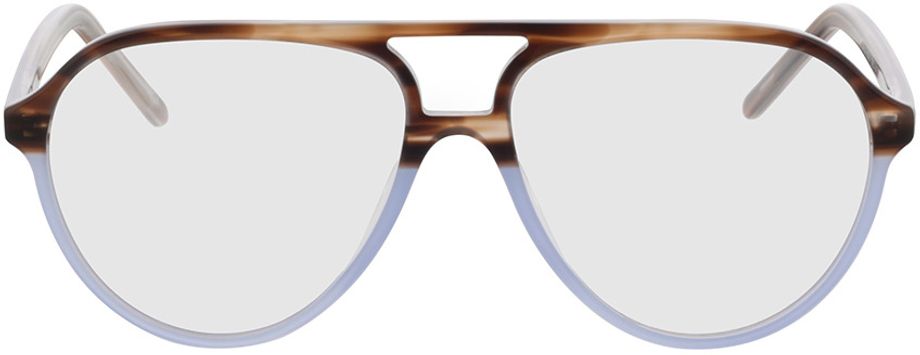 Picture of glasses model Luzern-brown/grey in angle 0