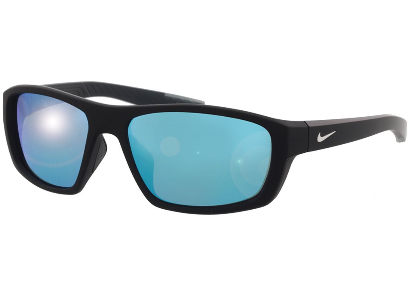 Nike BRAZEN BOOST M CT8178 011 57-16 Sonnenbrille ohne Sehstärke, Damen/Herren, Vollrand, Rechteckig