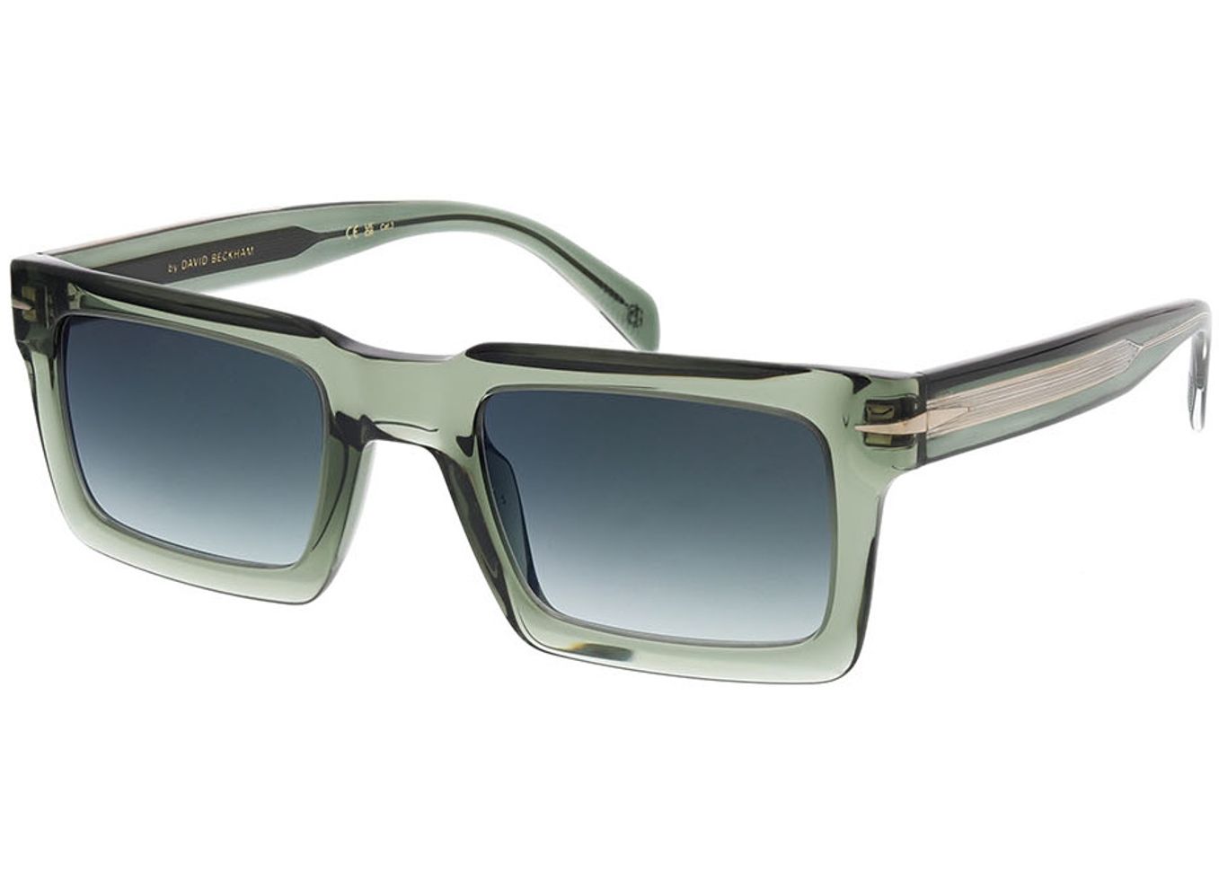 David Beckham DB 7126/S 1ED 51-23 Sonnenbrille ohne Sehstärke, Herren, Vollrand, Rechteckig